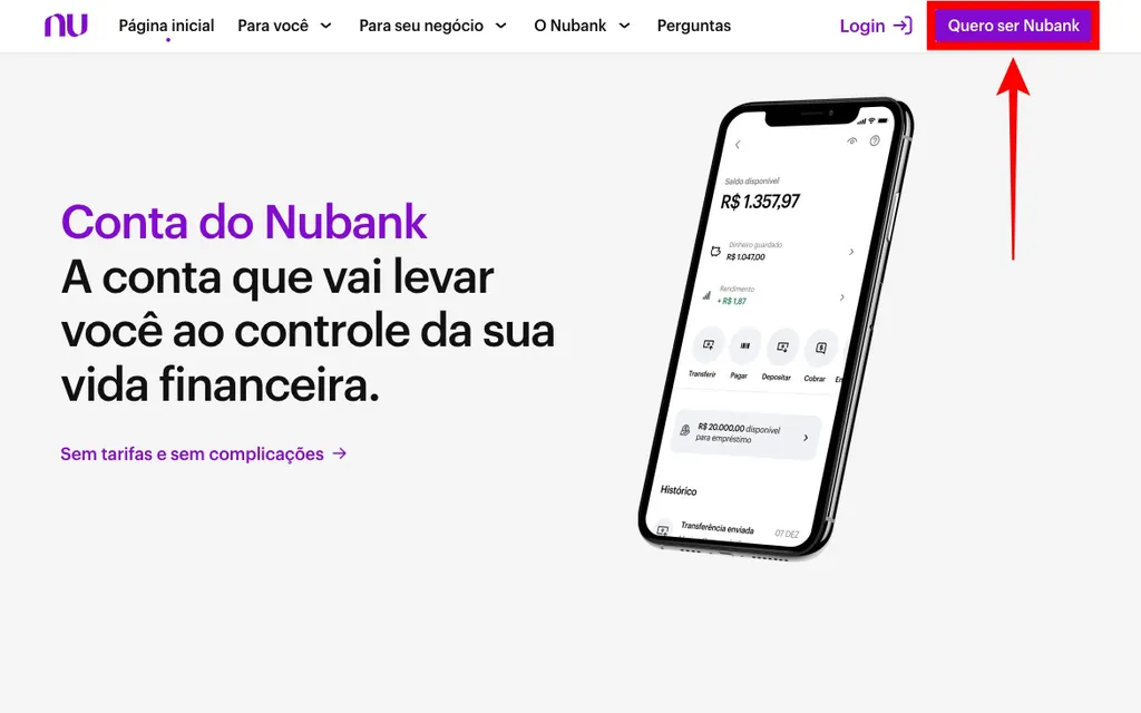 Perguntas sobre o Nubank?