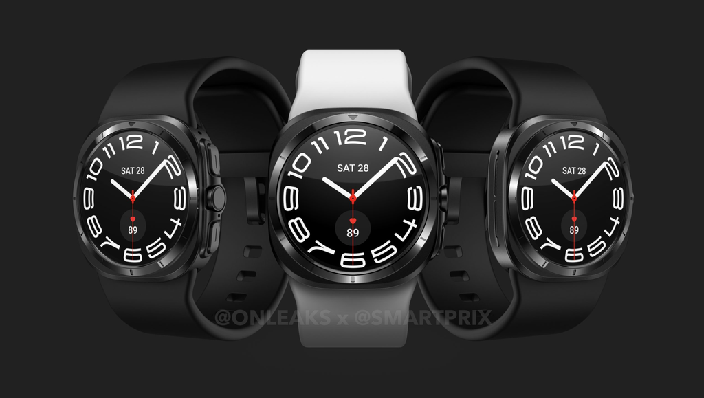 Novo relógio da Samsung deve trazer moldura quadrada com tela redonda (Imagem: Smartprix)