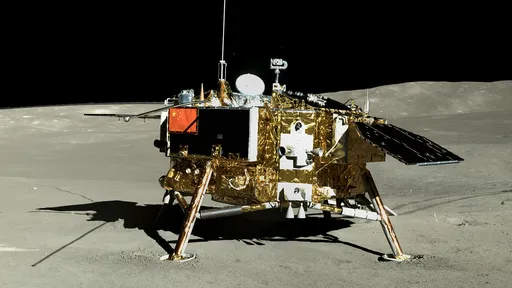 China libera mais fotos do lado afastado da Lua, tiradas pela missão Chang'e 4