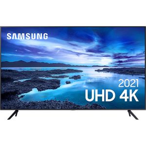 [PARCELADO] Smart TV LED 43" 4K UHD Samsung UN43AU7700GXZD - Alexa built-in, Bivolt