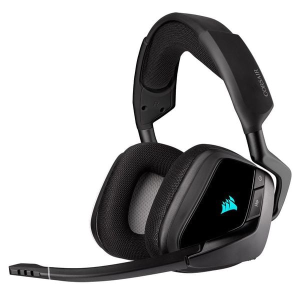 Headset Gamer Sem Fio Corsair Void Elite Wireless, RGB, Surround 7.1, Drivers 50mm | CUPOM