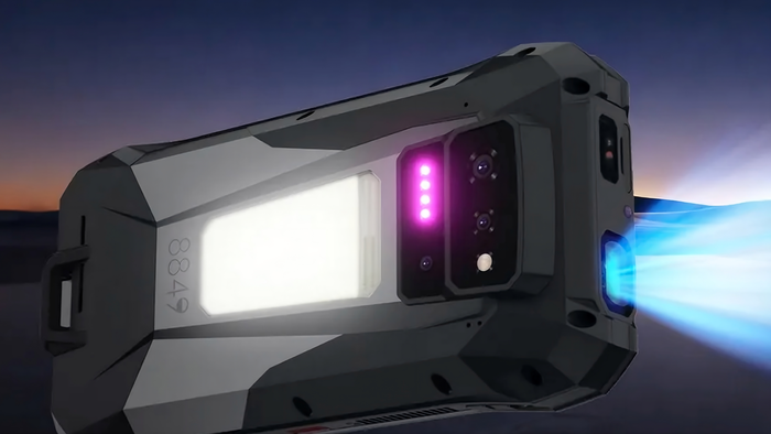 "Celular-tanque" tem projetor embutido e bateria gigantesca; veja os detalhes