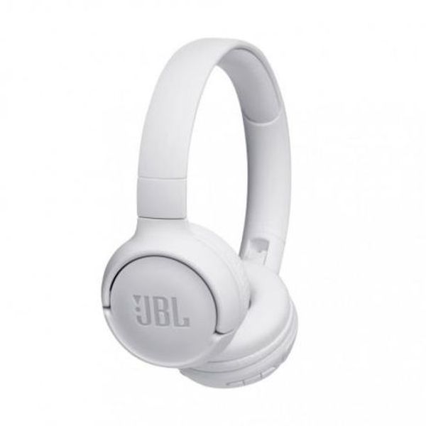 Fone de Ouvido Bluetooth JBL com Microfone Branco - T500BT