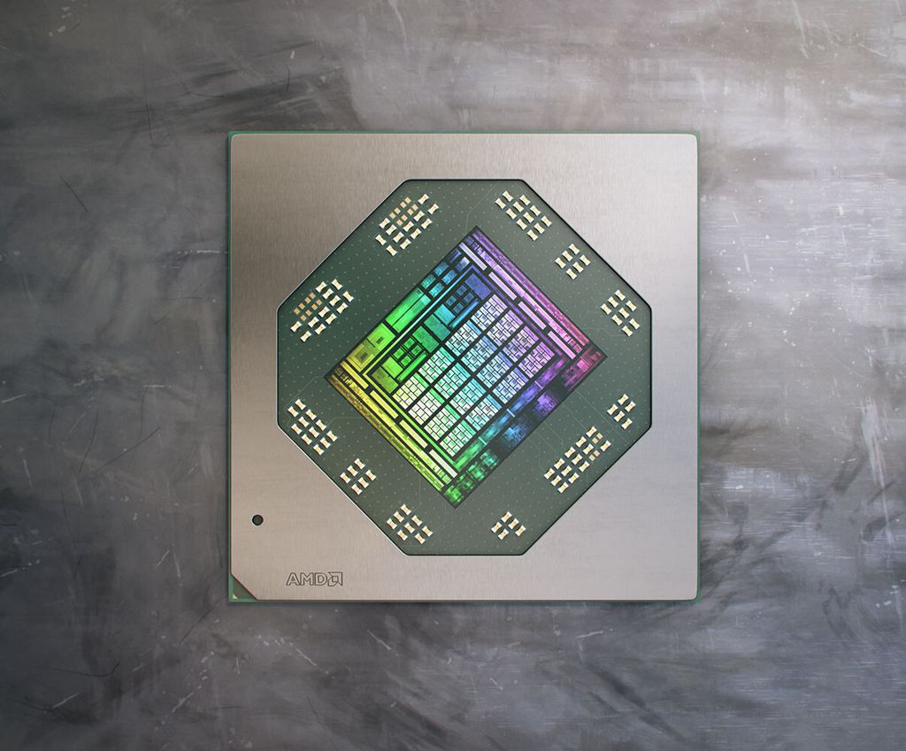 Radeon PRO W6600M, versão para notebooks da W6600 que promete entregar o mesmo nível de desempenho com consumo ligeiramente menor (Imagem: Divulgação/AMD)