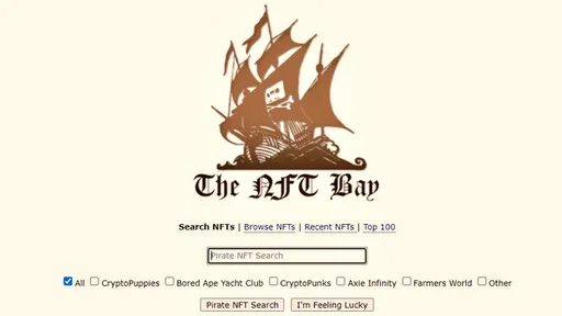 "Cópia" do The Pirate Bay disponibiliza lista completa de NFTs para download