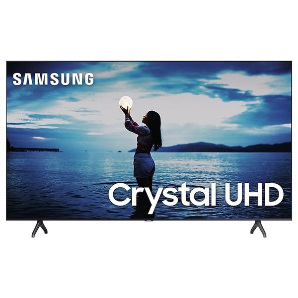 Smart TV Samsung 55" TU7020 Crystal UHD 4K 2020 Bluetooth Borda ultrafina Cinza Titan
