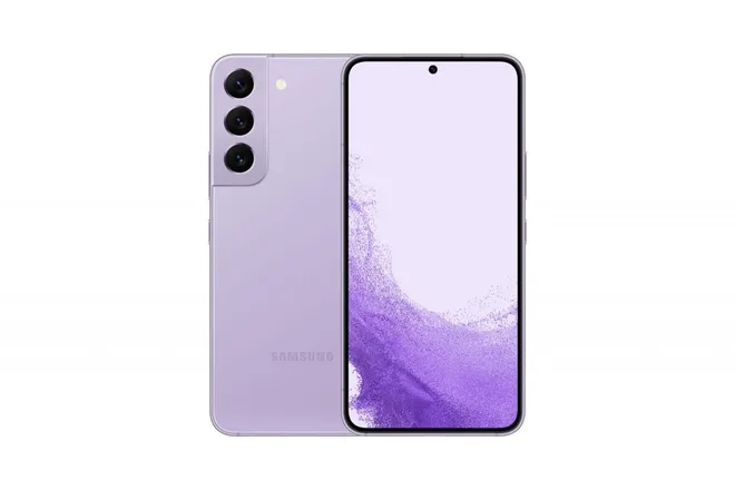 Galaxy S22 5G agora é ofertado na cor violeta (Imagem: Divulgação/Samsung)