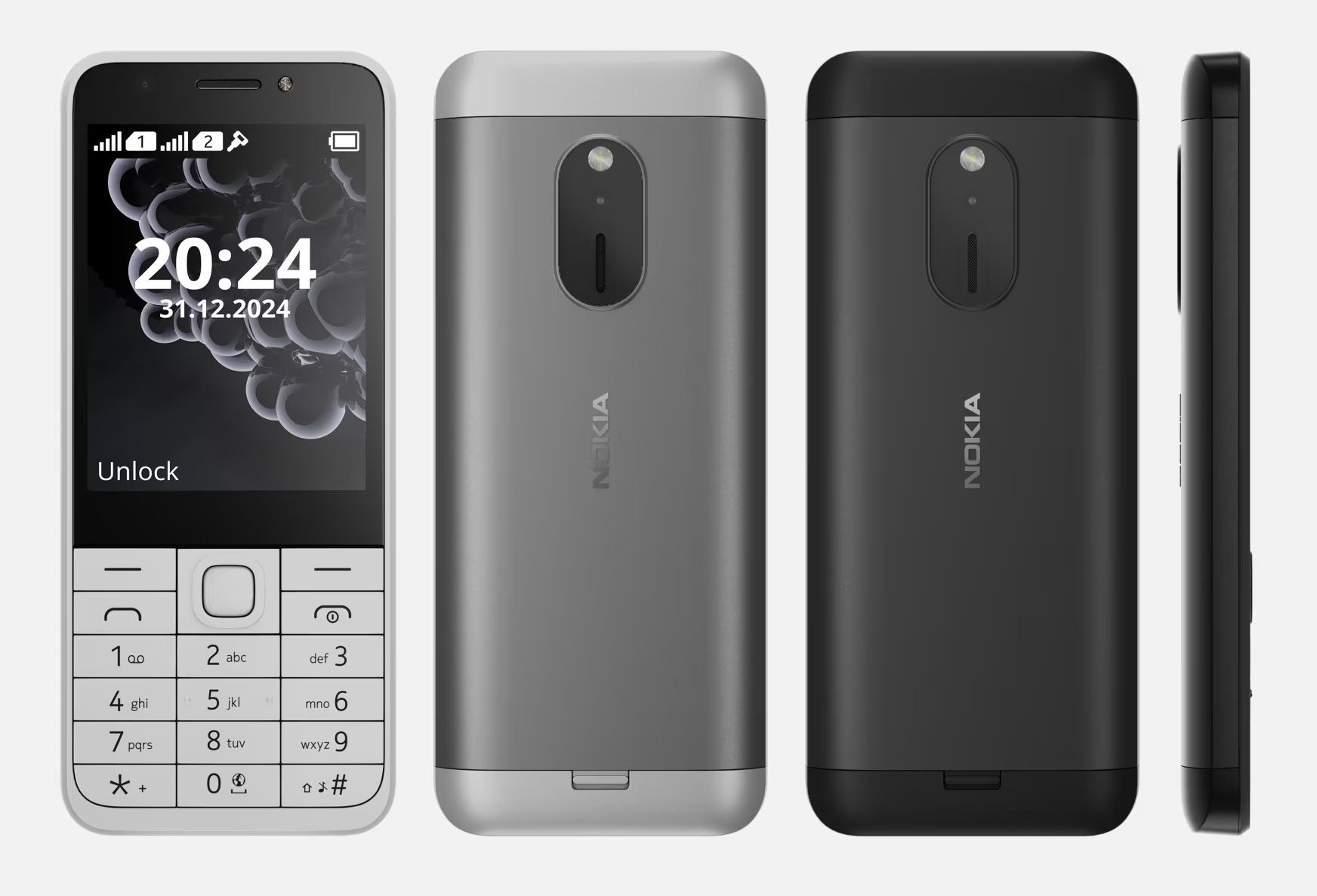 Nokia relança três celulares clássicos com mais bateria