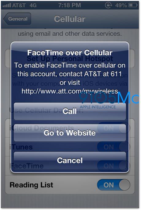 Facetime 3G AT&T