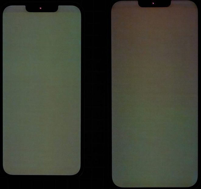 Uniformidade de cor é melhor no iPhone 13 Pro (à esquerda) (Imagem: DXOMARK)