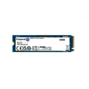 SSD Kingston NV2, 500GB, M.2 2280, PCIe 4.0 x4, NVMe, Leitura: 3500 MB/s, Gravação: 2100 MB/s, Azul - SNV2S/500G | CUPOM EXCLUSIVO