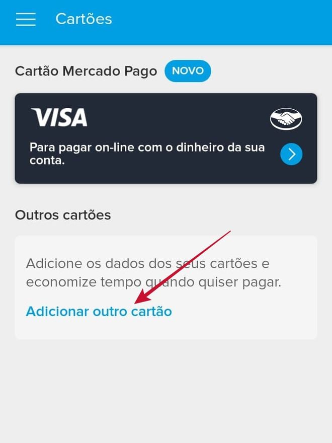 Como ver o número do cartão Mercado Pago pelo celular