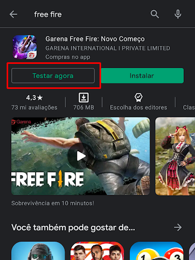 Agora é possível testar um jogo sem precisar baixar no Android