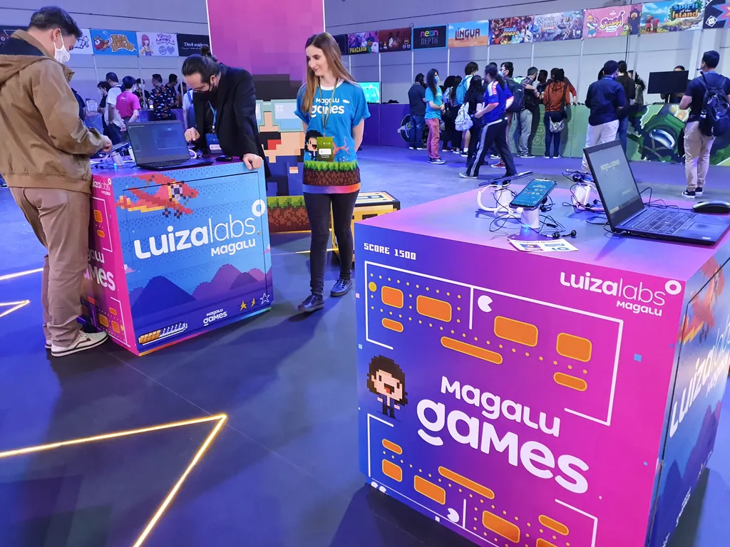 Jogadores puderam testar título no estande da Magalu Games no BIG Festival. (Imagem: Bruna Penilhas/Canaltech)