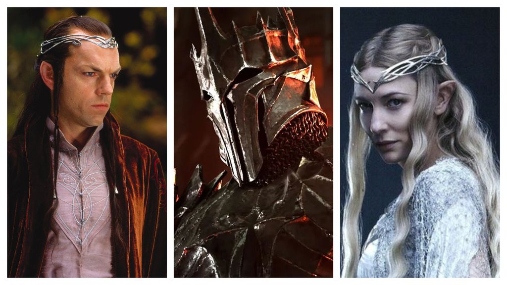 Elrond, Sauron e Galadriel: os três personagens clássicos da trilogia 