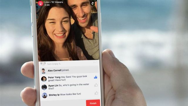 Facebook começa a liberar transmissões de vídeo ao vivo para todos os usuários