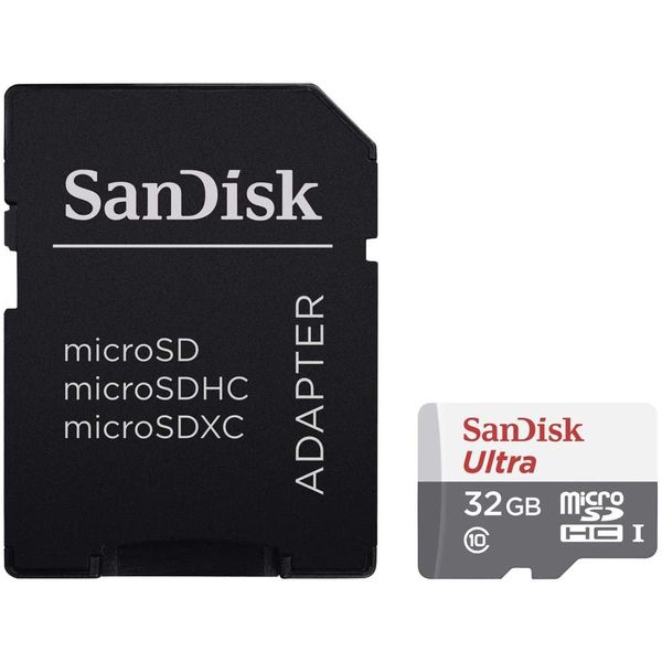 Cartão Micro SD SanDisk Ultra com Adaptador 32GB Classe 10