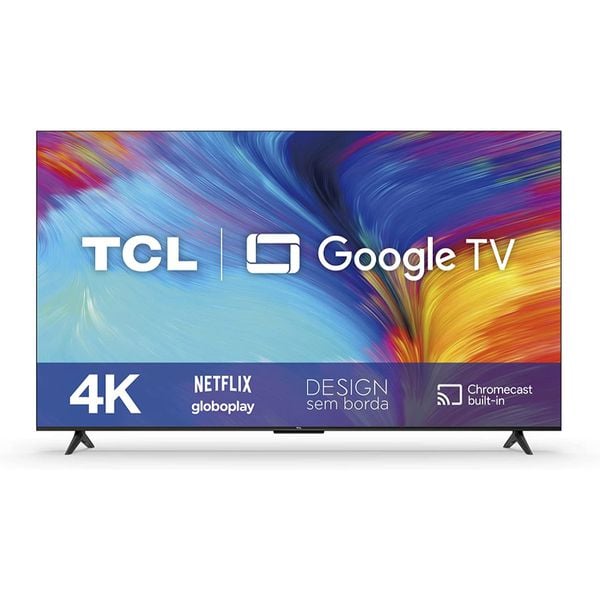 Smart TV LED 50" 4K UHD TCL 50P635 - Google TV, HDMI, Wifi
