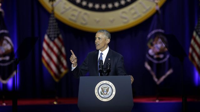 Em último discurso, Obama pede que pessoas não discutam só por redes sociais