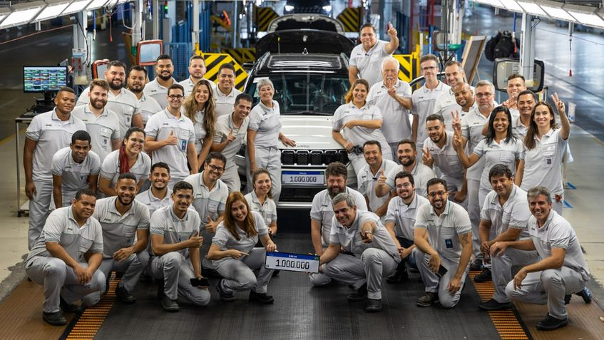 Produção do Jeep 1 milhão em Goiana (PE)