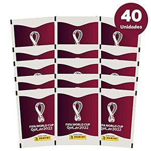 Blister Cartela C/ 40 Envelopes (200 unidades) de Figurinhas da Copa Do Mundo Qatar 2022