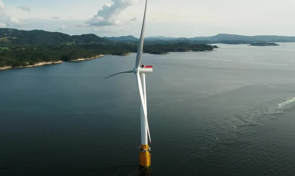 A energia eólica pode ser gerada em terra firme ou até mesmo no mar (Imagem: Reprodução/EDP Renewables)