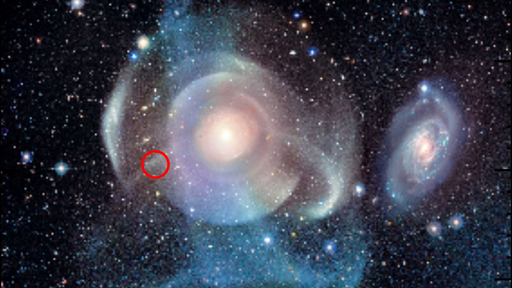Supernova do Tipo Ia explode em uma região incomum de sua galáxia hospedeira