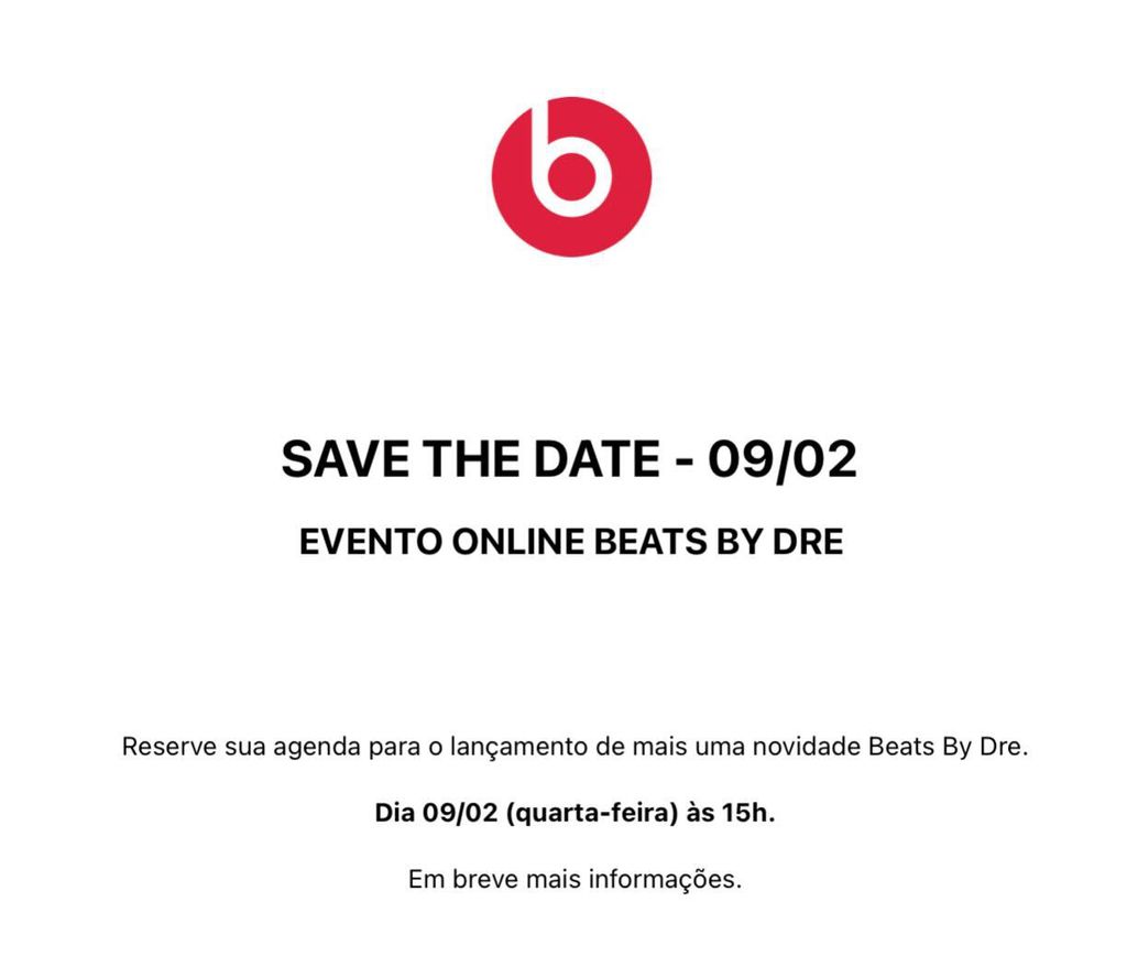 A Beats realizará evento no Brasil em 9 de fevereiro, possivelmente para oficializar a chegada do Fit Pro ao país (Imagem: Victor Carvalho/Canaltech)