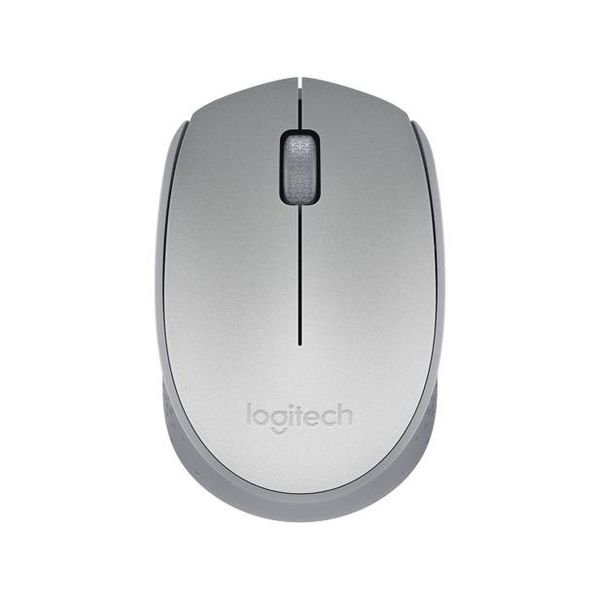 Mouse sem Fio Logitech Óptico 1000DPI 3 Botões - M170 Prata [APP + CLIENTE OURO]