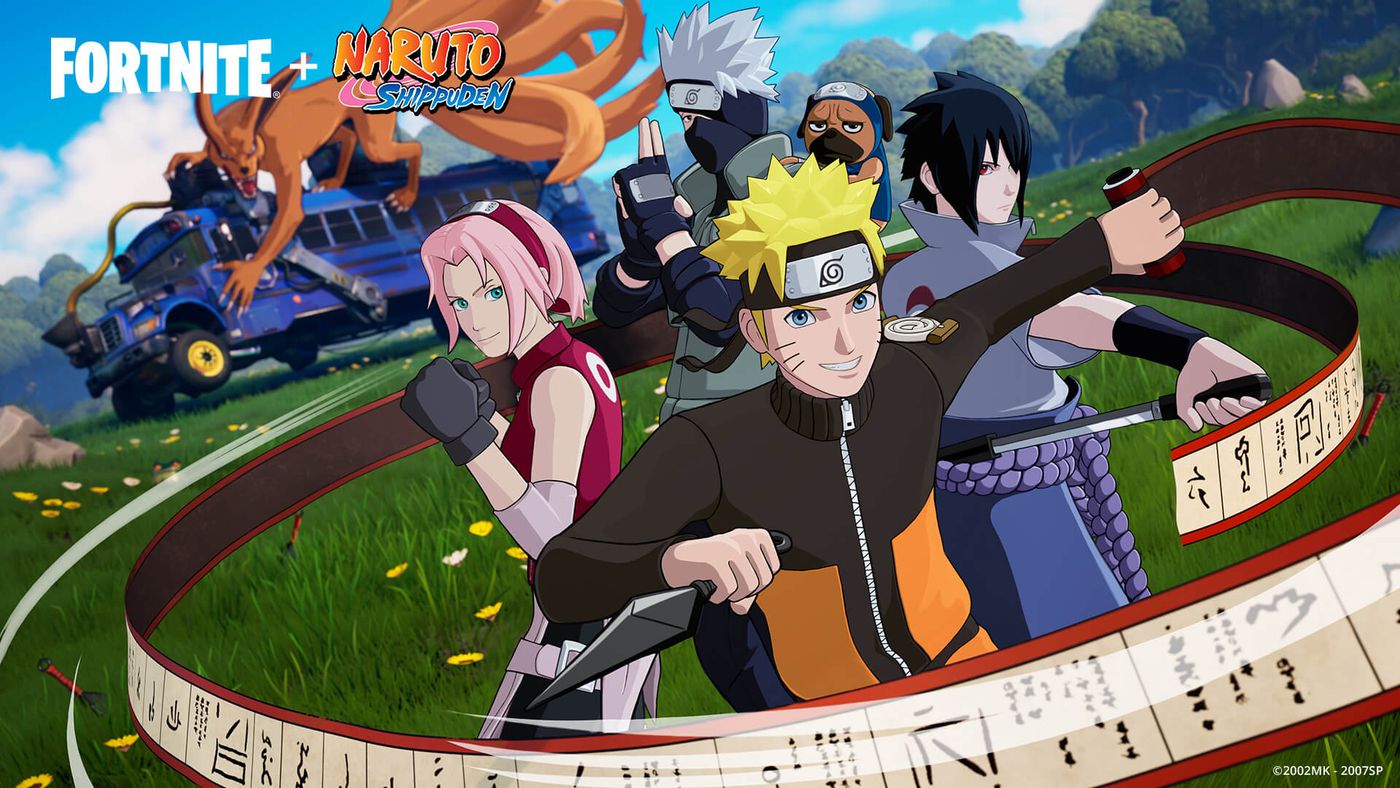 Naruto retorna ao Fortnite com skins e armas