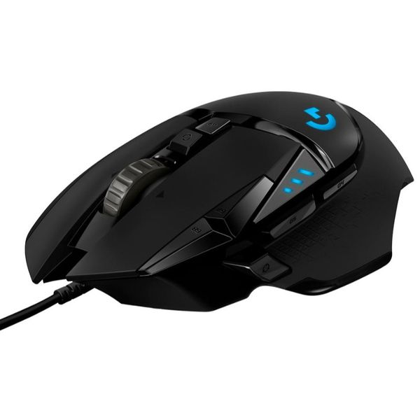 Mouse Gamer Logitech G502 HERO com RGB LIGHTSYNC, 11 Botões Programáveis, Sensor HERO 25K | CUPOM EXCLUSIVO