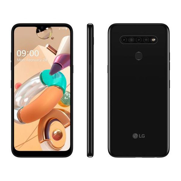 Smartphone LG K41S 32GB Preto 4G Octa-Core - 3GB RAM Tela 6,55” Câm. Quádrupla + Selfie 8MP