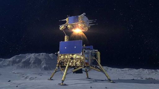 Sonda chinesa Chang'e 5 tira foto da Terra e da Lua a distância; veja!