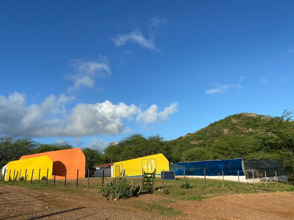 Instalações do Habitat Marte, no município de Caiçara do Rio do Vento (RN) (Imagem: Reprodução/Habitat Marte) 