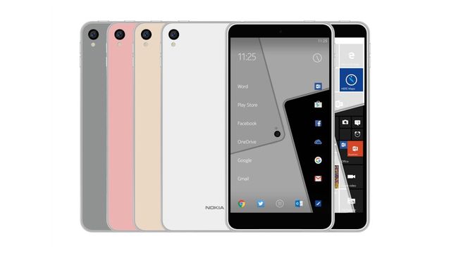 Smartphone da Nokia com Android e Windows 10 Mobile surge em imagem vazada