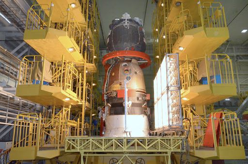 Espaçonave russa Soyuz MS-18, nomeada como Yu.A. Gagarin (Imagem: Reprodução/RSC Energia)