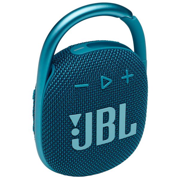 Caixa de Som Portátil JBL Clip4 com Bluetooth e à Prova D'água 5W - Azul [À VISTA]