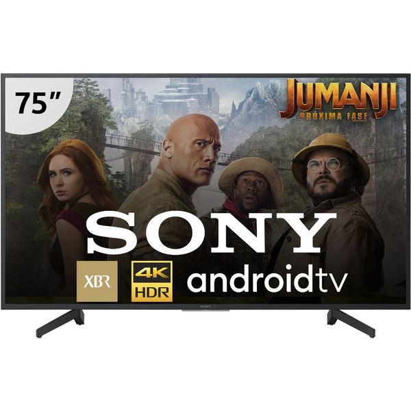 Smart TV 4K Sony LED 75” com Motionflow XR 240, 4K X-Reality Pro, Google Assistente e Wi-Fi - XBR 75X805G [CASHBACK]
