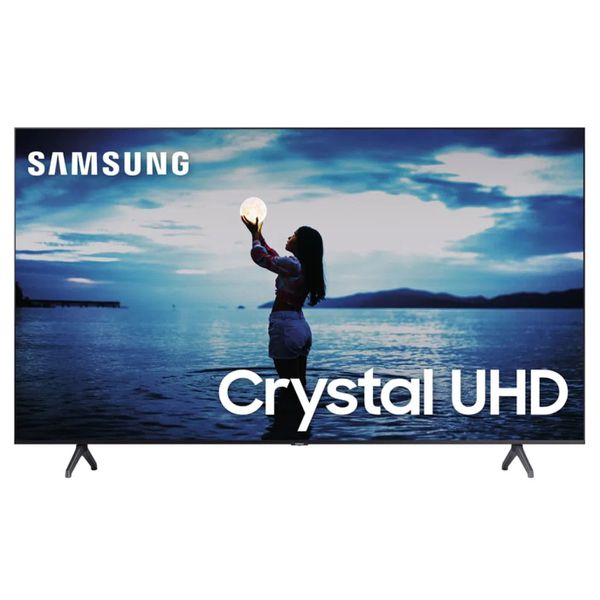 Smart TV 58' Crystal UHD TU7020 4K 2020, Design sem Limites, Controle Remoto Único Samsung [CUPOM]
