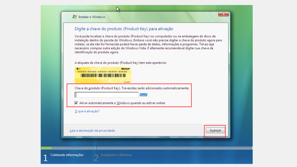 Como instalar o Windows Vista (Imagem: Captura de tela/Bruno De Blasi/Canaltech)