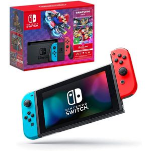 Nintendo Switch Console Joy-Con, Mario Kart 8 Digital + 3 Meses Assinatura Nintendo Switch Online | EXCLUSIVO AMAZON PRIME