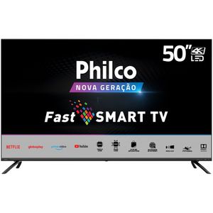 Smart TV Philco 50" PTV50G70SBLSG Ultra HD 4K Tela Infinita Quadcore