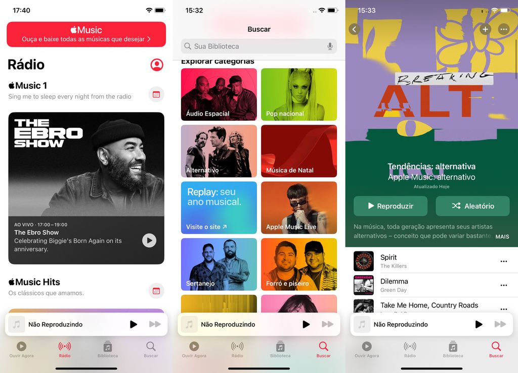 Streaming da Apple é boa alternativa ao Spotify (Imagem: Captura de tela/André Magalhães/Canaltech)