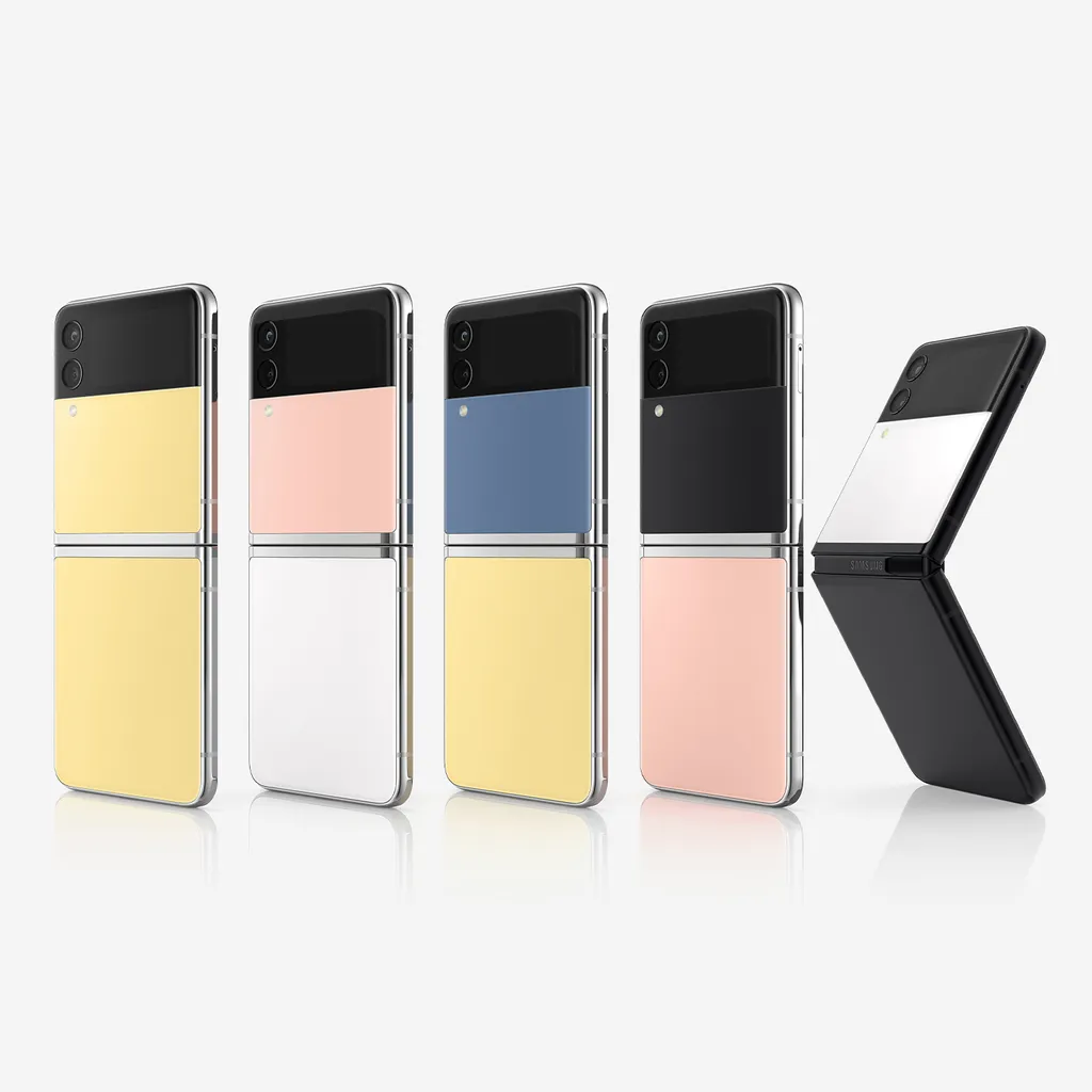 Edição Bespoke do Galaxy Z Flip 4 deverá contar com mais opções de cores (Imagem: Divulgação/Samsung)