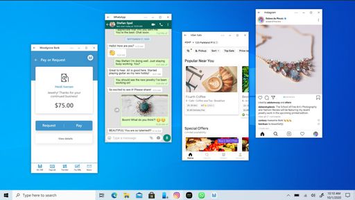 Windows 10 agora permite usar vários apps do Android simultaneamente no PC