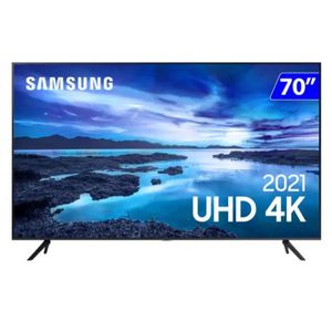 Smart Tv 70 Polegadas UHD 4K WiFi Crystal HDR Samsung UN70AU7700GXZD [CASHBACK ZOOM]