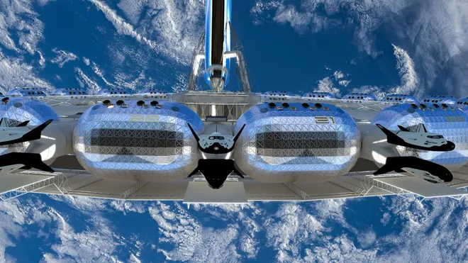 As estações também terão instalações dedicadas à pesquisa espacial (Imagem: Reprodução/OAC)