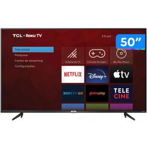 Smart TV 50” 4K LED TCL 50RP620 VA 60Hz - Wi-Fi HDR 4 HDMI 1 Porta LAN 1 USB [CUPOM EXCLUSIVO]