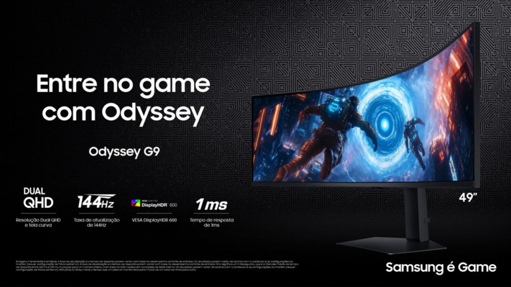 Imagem do monitor Samsung Odyssey G9