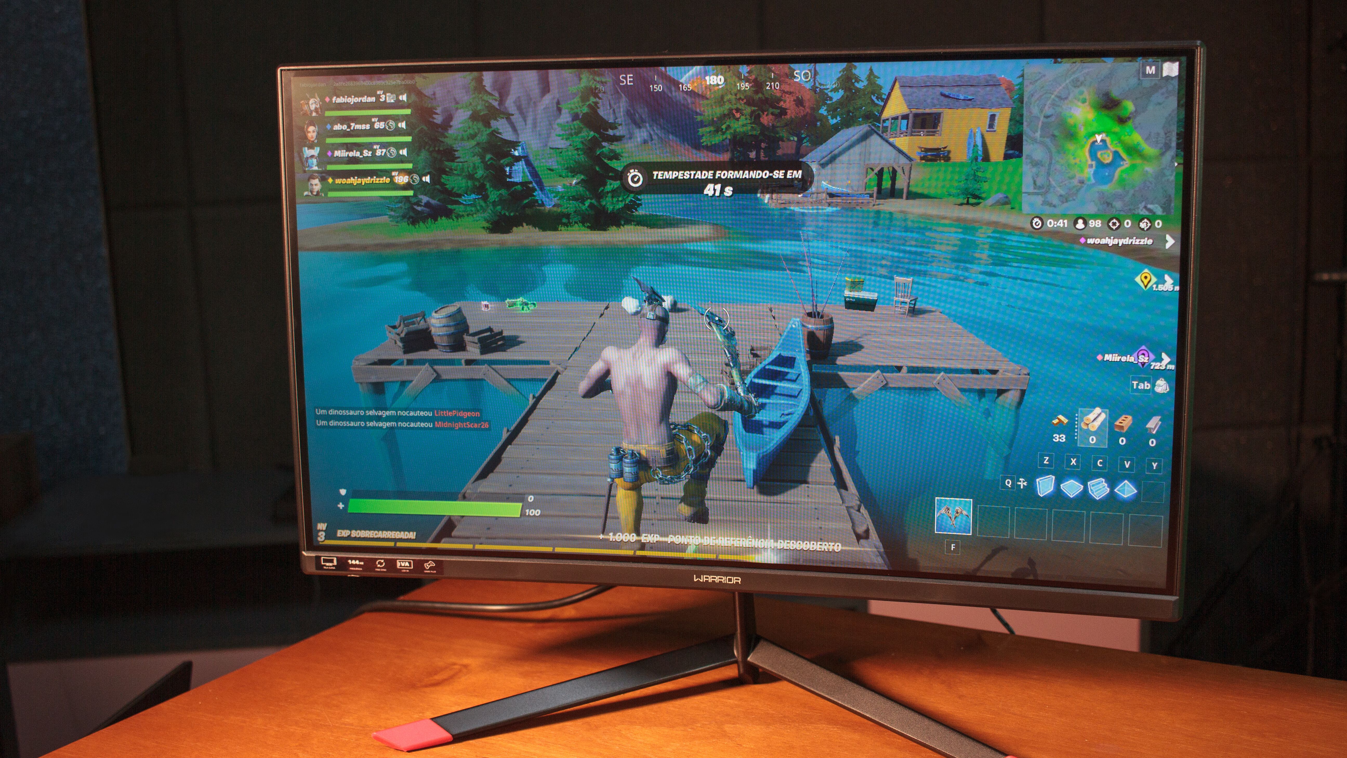 Monitor Gamer Kaizen 27 Polegadas Full HD IPS 144Hz Warrior